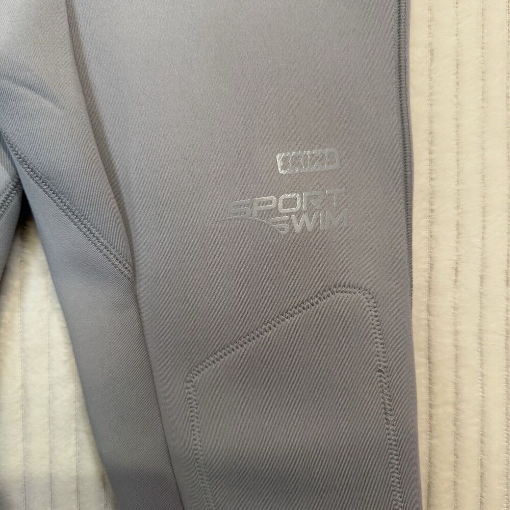 SKIMS‎ SPORT SWIM LONG PANT CHM SW-PNT-0073 CHROME GRAY Sz XXS NWT - Picture 7 of 16